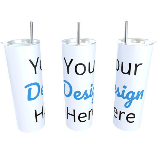 Custom design your own tumbler 20oz skinny