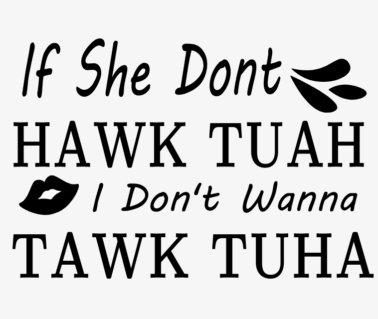 Hawk Tuah Decals