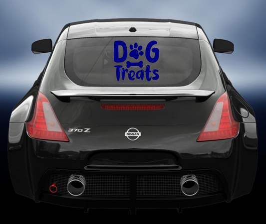 Dog treats vinyl Decal