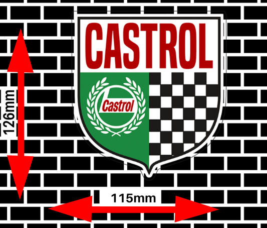 Castrol logo vintage/retro Sticker