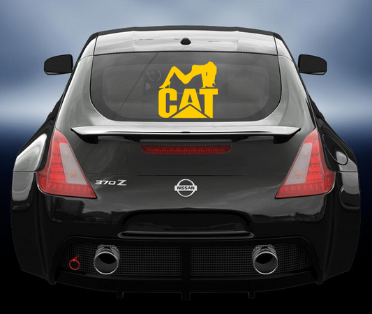 Cat girl 1 vinyl 4wd sticker/decal