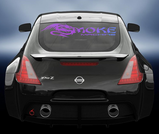 Smoke Machine JDM style car decal