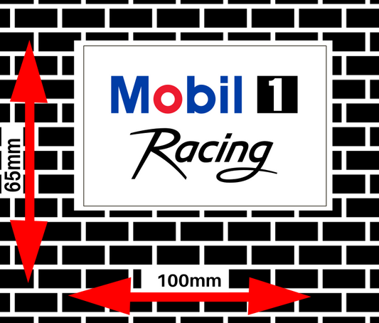 Mobil Racing 1 vintage/retro Sticker