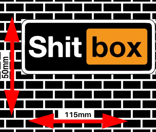 Shitbox Sticker Design 1