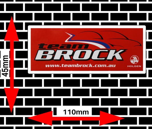 Team Brock vintage/retro Sticker