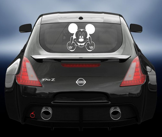 Mouse Finger Vinyl Decal