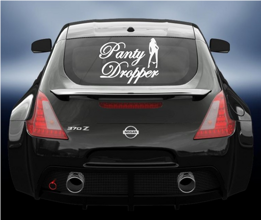 Panty Dropper vinyl car sticker