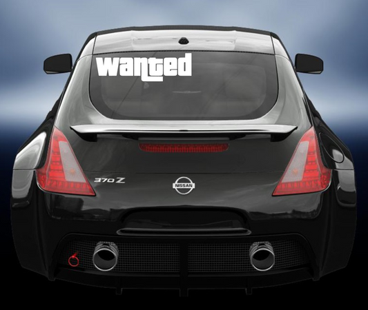 Wanted JDM style vinyl sticker/decal