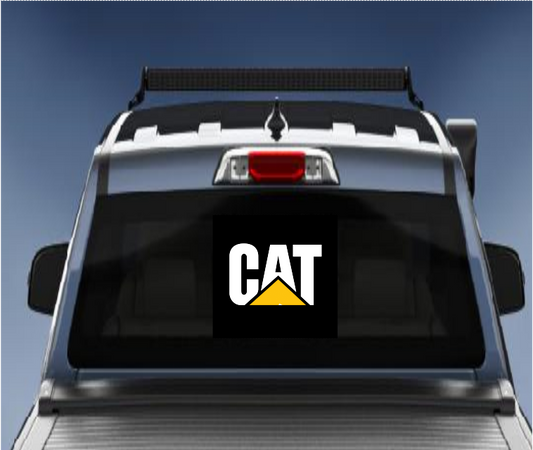 Cat vinyl 4wd sticker/decal