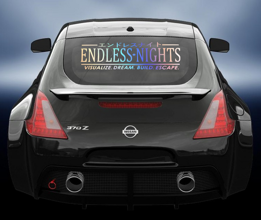 Endless Nights JDM style car decal